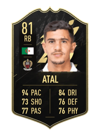 Youcef Atal Team of the Week 81 OVR