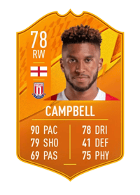 Tyrese Campbell Domestic Man of the Match 78 OVR