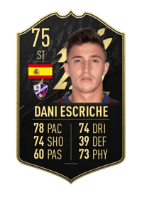 Dani Escriche Team of the Week 75 OVR