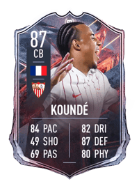 Jules Koundé FUT VERSUS FIRE 87 OVR