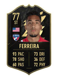 Jesus Ferreira Team of the Week 77 OVR