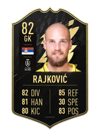 Predrag Rajković Team of the Week 82 OVR