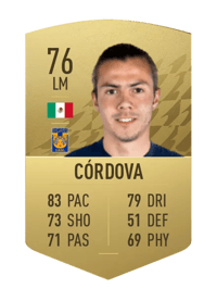 Sebastián Córdova Common 76 OVR