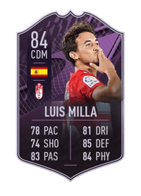 Luis Milla LEAGUE PLAYER 84 OVR