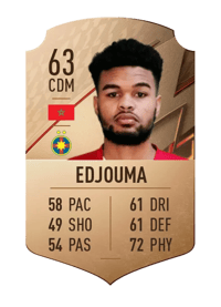 Malcom Edjouma Rare 63 OVR