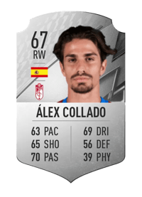 Álex Collado Rare 67 OVR