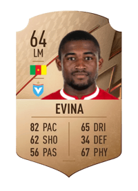 Franck Evina Rare 64 OVR