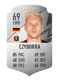 Lennart Czyborra Rare 69 OVR