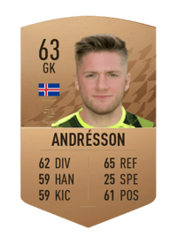 Jökull Andrésson Common 63 OVR