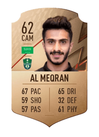 Abdullah Al Meqran Rare 62 OVR
