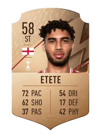 Kion Etete Rare 58 OVR