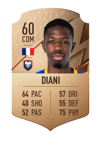 Djibril Diani Rare 60 OVR
