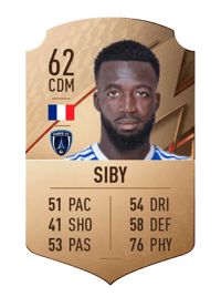 Mahamé Siby Rare 62 OVR