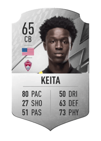 Aboubacar Keita Rare 65 OVR