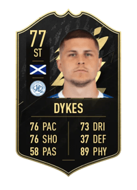 Lyndon Dykes Team of the Week 77 OVR