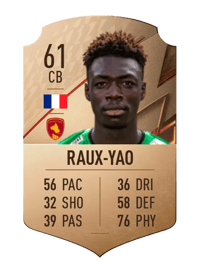 Serge-Philippe Raux-Yao Rare 61 OVR