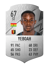 Kelvin Yeboah Rare 67 OVR