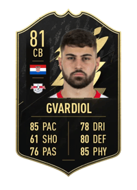 Joško Gvardiol Team of the Week 81 OVR