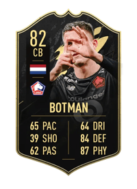 Sven Botman Team of the Week 82 OVR