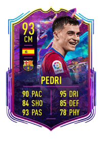 Pedri FUT Future Stars 93 OVR