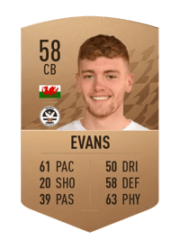 Cameron Evans Common 58 OVR