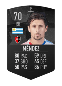 Armando Méndez CONMEBOL SUDAMERICANA 70 OVR