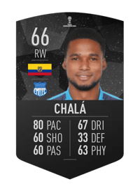 Jeison Chalá CONMEBOL SUDAMERICANA 66 OVR