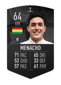César Menacho CONMEBOL SUDAMERICANA 64 OVR
