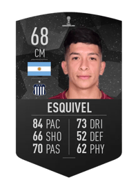 Matías Esquivel CONMEBOL SUDAMERICANA 68 OVR