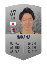 Hayato Nakama Common 67 OVR