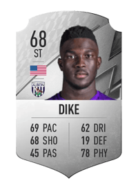 Daryl Dike Rare 68 OVR