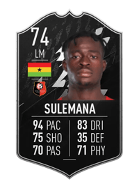 Kamaldeen Sulemana Team of the Week 74 OVR