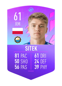 Maksymilian Sitek FUT BIRTHDAY TOKEN 61 OVR