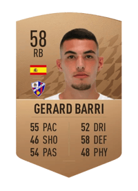 Gerard Barri Common 58 OVR