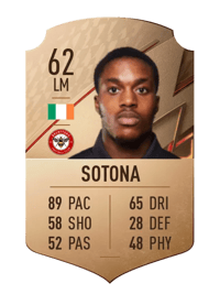 Ayodeji Sotona Rare 62 OVR