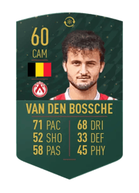 Yani Van den Bossche WILDCARD TOKEN 60 OVR
