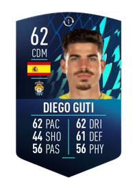 Diego Guti TOTS SWAP TOKEN 62 OVR