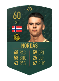 Lasse Nordås WILDCARD TOKEN 60 OVR