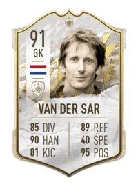 Edwin van der Sar Icon 91 OVR