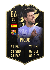 Piqué Team of the Week 86 OVR