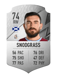 Robert Snodgrass Rare 74 OVR