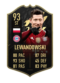 Robert Lewandowski Team of the Week 93 OVR