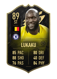 Romelu Lukaku Team of the Week 89 OVR