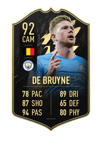 Kevin De Bruyne Team of the Week 92 OVR