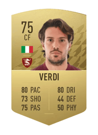 Simone Verdi Common 75 OVR