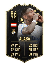David Alaba Team of the Week 86 OVR