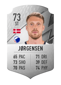 Nicolai Jørgensen Rare 73 OVR