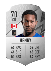 Doneil Henry Rare 70 OVR
