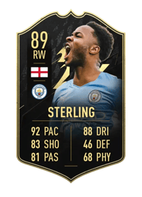 Raheem Sterling Team of the Week 89 OVR