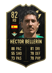 Héctor Bellerín Team of the Week 82 OVR